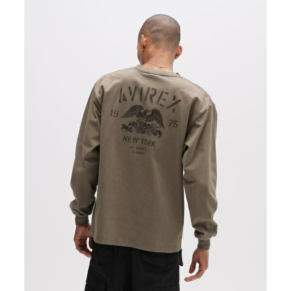 STENCIL L／S T-SHIRT／アヴィレックス（AVIREX）