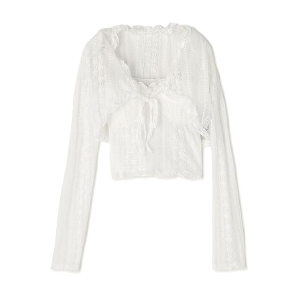 SIS／エスアイエス／frill cardigan＆tops／エルエイチピー（LHP）