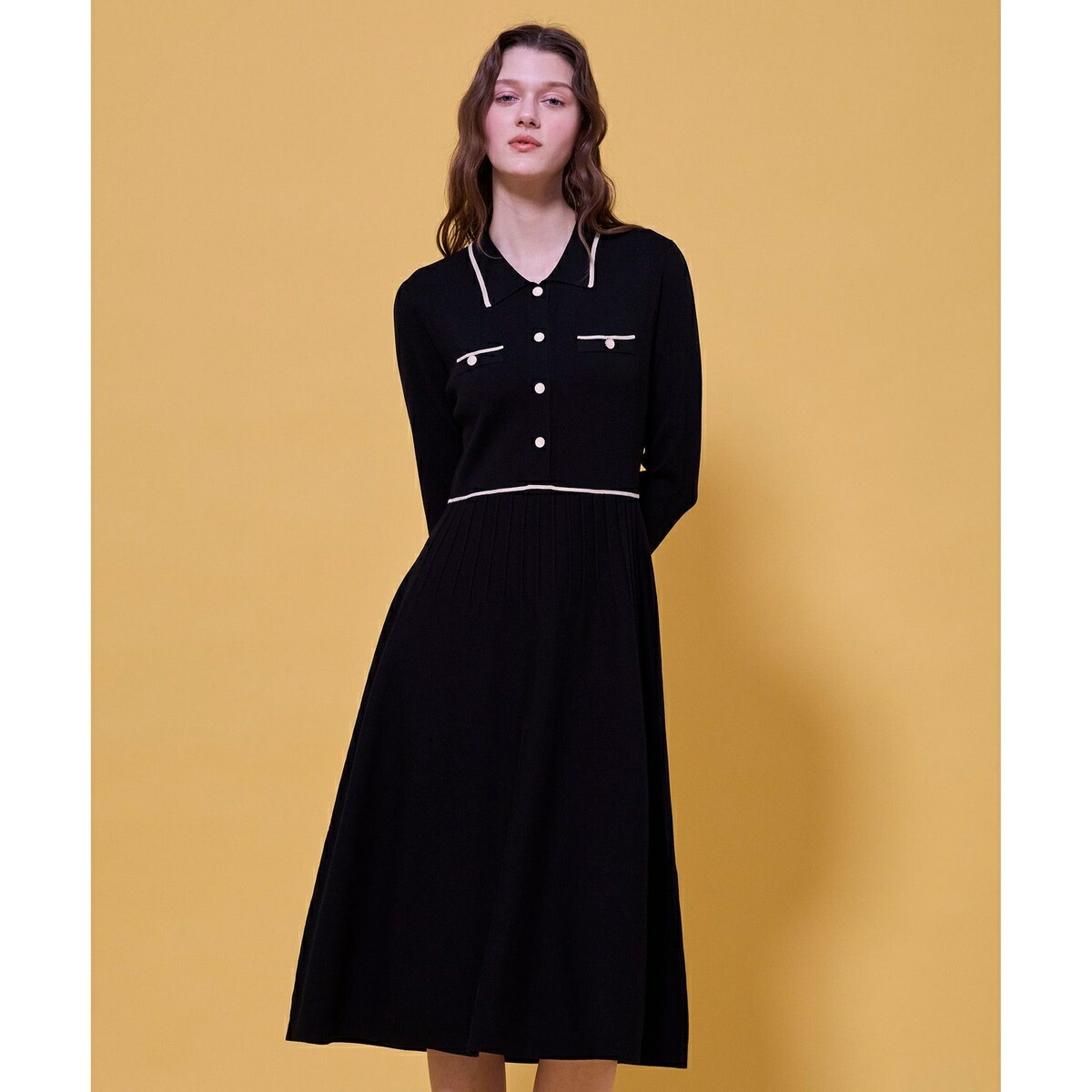 BI-COLOR KNIT DRESS ニットドレス／トッカ（TOCCA）
