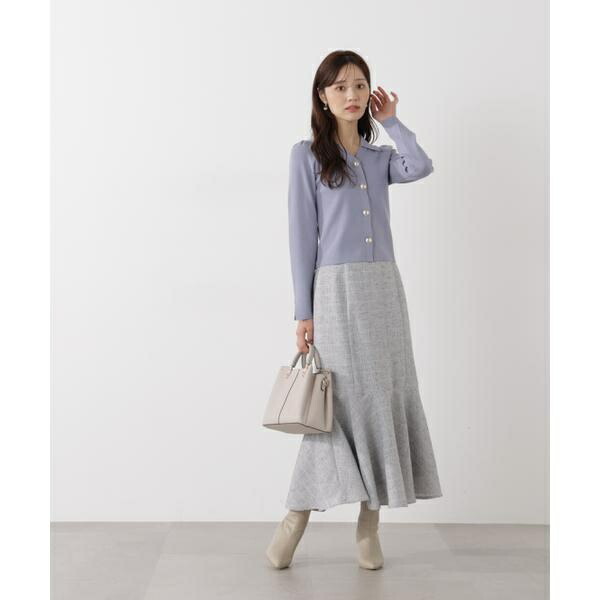スプリングツイードマーメイドスカート／プロポーション ボディドレッシング（PROPORTION BODY DRESSING）