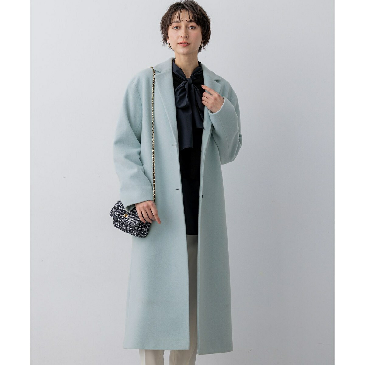 【WEB＆一部店舗限定】ウールモッサ チェスターコート／23区（23KU）