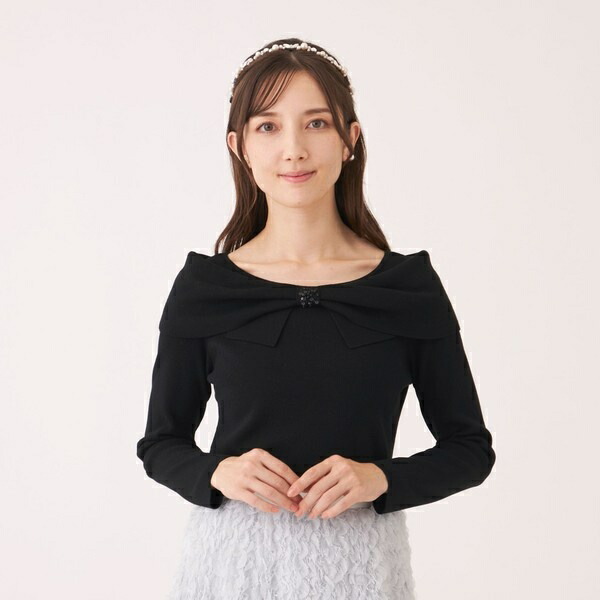 リボンオフタートル ニット／トゥービーシック（TO BE CHIC） 27,720円