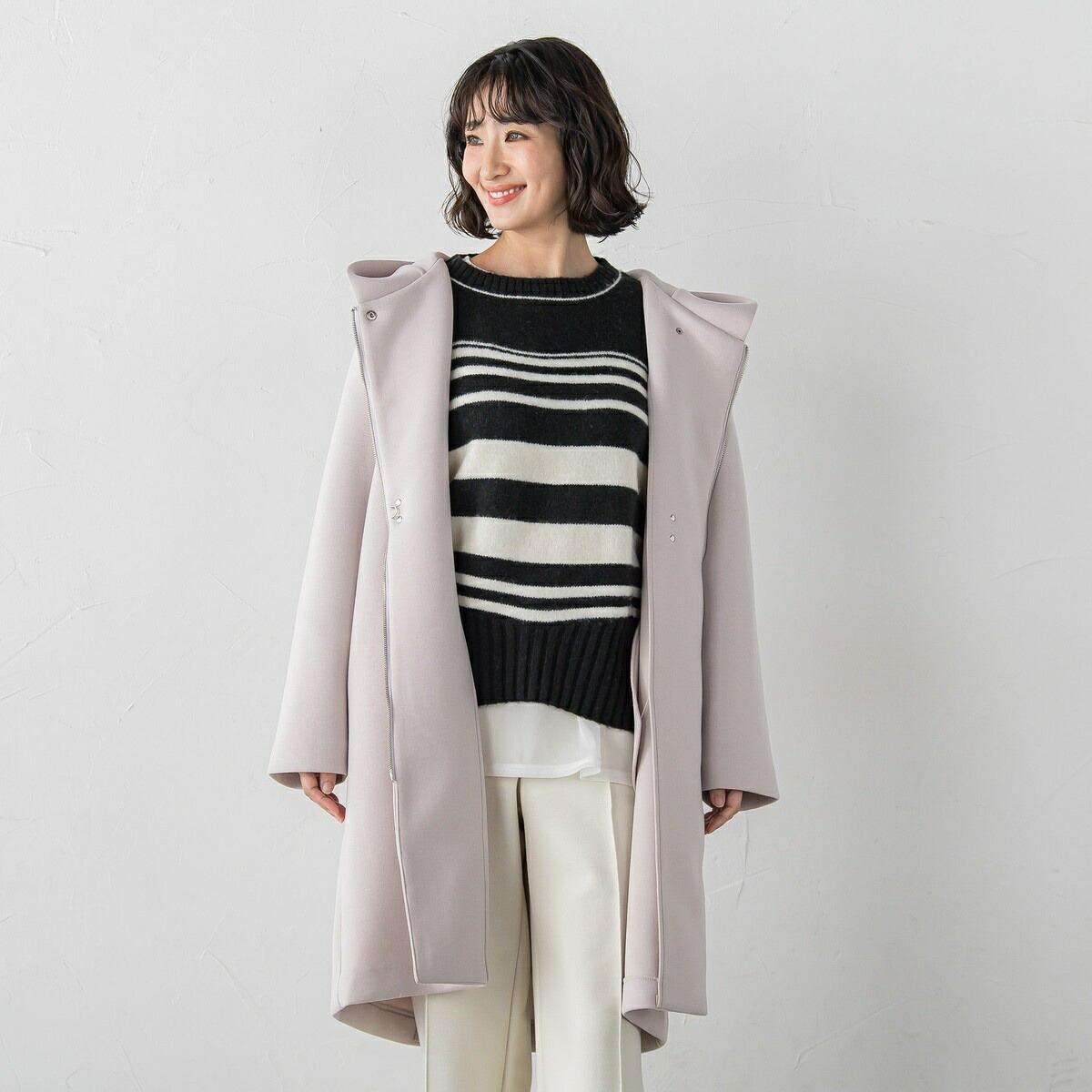 【WEB限定】”春まで着られる”2wayダンボールコート／ラエフ（la.f...）