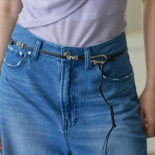 【LAPUIS】Coil Leather Belt／ギャレスト（GALLEST）