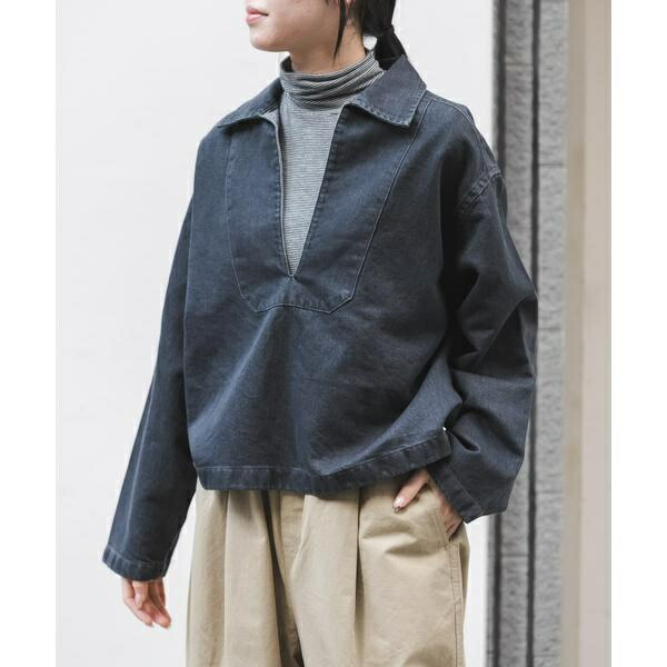 FORK&SPOON ペーパーデニムスキッパーシャツ/アーバンリサーチ ドアーズ(URBAN RESEARCH DOORS)