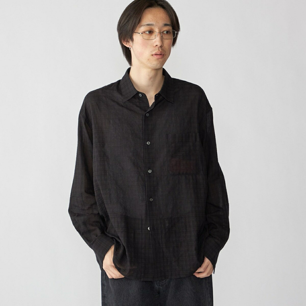 City Ambient Products: レギュラー ボイル チェック ロング スリーブ シャツ／シップス（SHIPS）