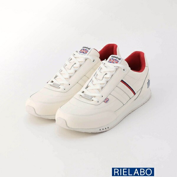 【RIELABO】Admiral 別注　軽量レザースニーカー／ニコルクラブフォーメン（NICOLE CLUB FOR MEN）
