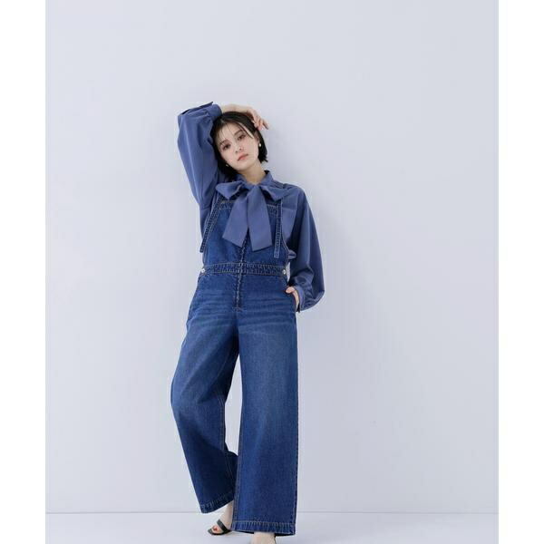 デニムオールインワン／ナチュラルビューティーベーシック（NATURAL BEAUTY BASIC）