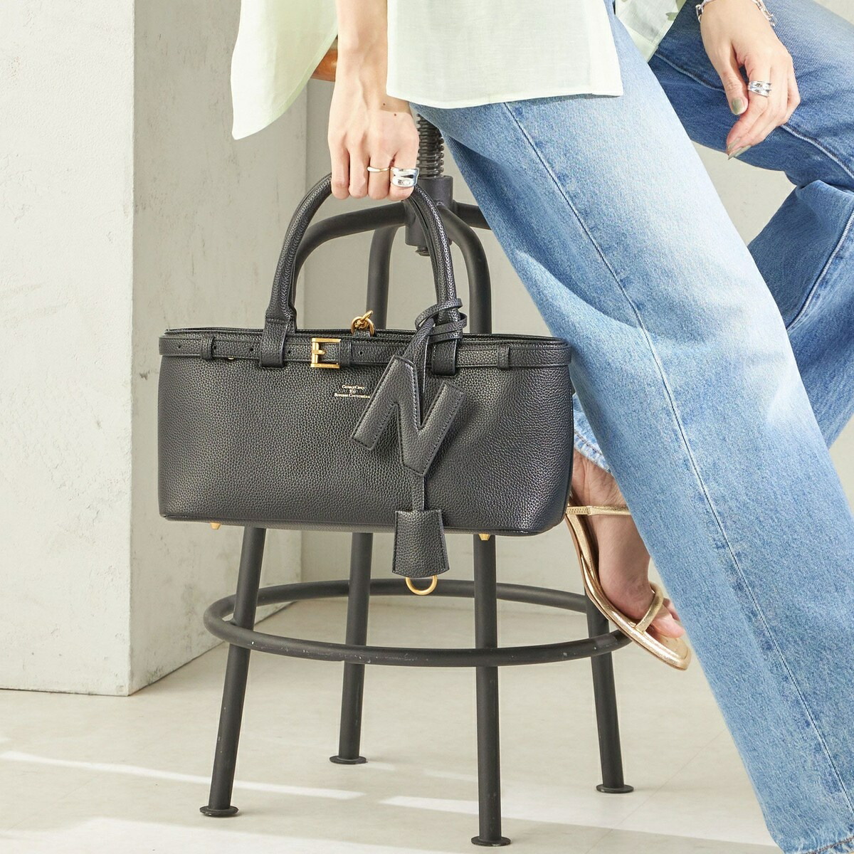【WEB限定】George Cinq:BELTED TOTO BAG（S）／シップス（SHIPS）