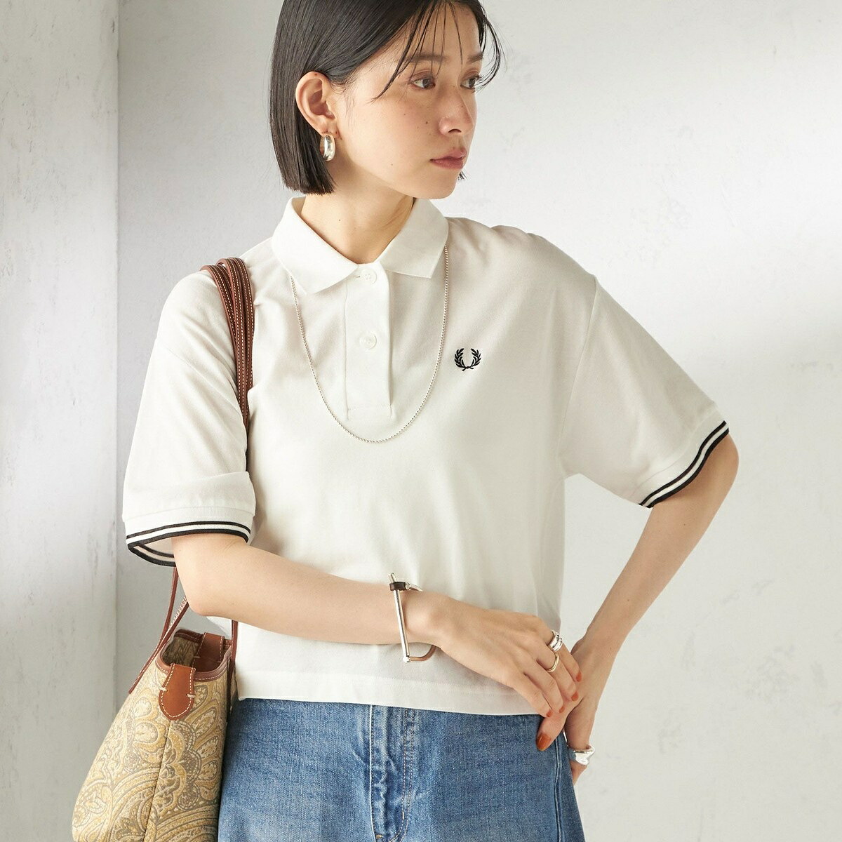 FRED PERRY:G2174SHEER TIPPED POLO／シップス（SHIPS）