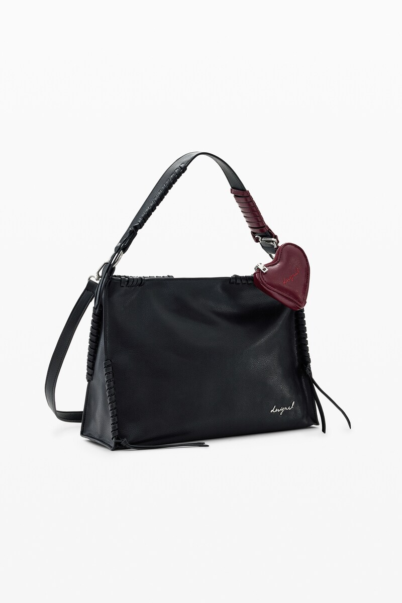 【2WAY】ミディアムバッグ チャーム ハート 2026SS 新作／デシグアル（Desigual）
