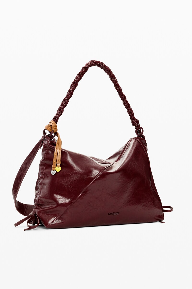 チャーム付きドローストリングショルダーバッグ 2026SS 新作/デシグアル(Desigual)