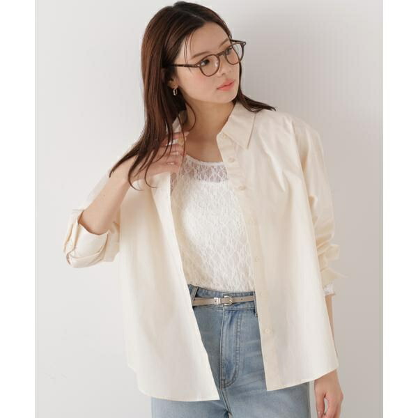 〈a／mie〉オーバーシャツ　26SS／プロポーション ボディドレッシング（PROPORTION BODY DRESSING）
