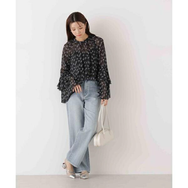 〈a／mie〉テンセルストレートデニムパンツ／プロポーション ボディドレッシング（PROPORTION BODY DRESSING）