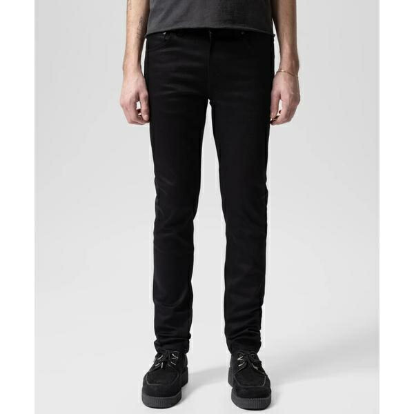 NUDIE JEANS／ヌーディージーンズ／LEAN DEAN ／DRY EVER BLACK／ロイヤルフラッシュ（ROYAL FLASH）