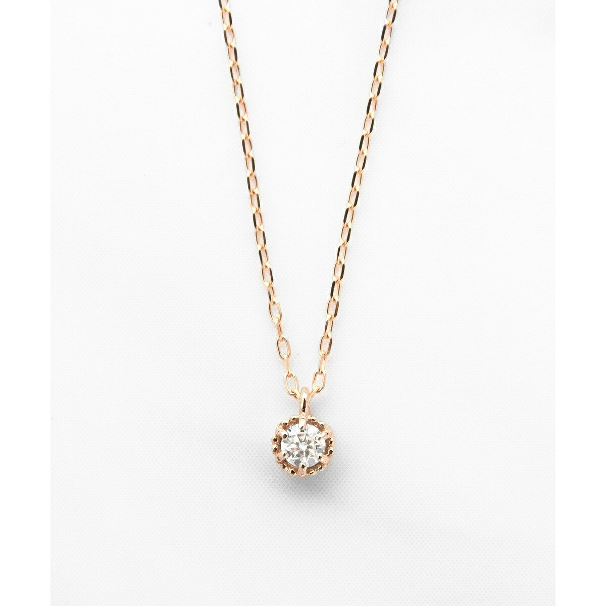 【WEB限定】FLORA K10 DIAMOND NECKLACE K10 ダイヤモンド ネックレス／トッカ（TOCCA）
