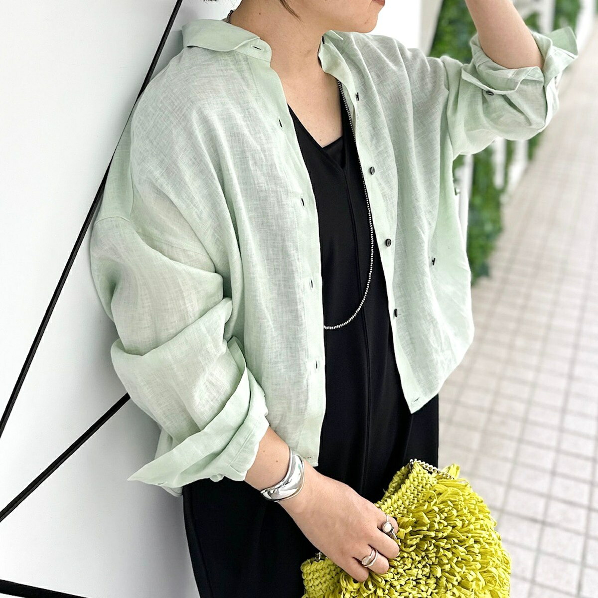 MY STANDARD マルチWAYリネンショートシャツ／セカンドノーリーズ（2nd NOLLEY'S）