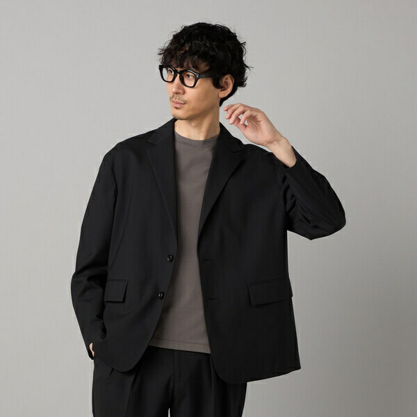【セットアップ対応】尾州産 ウォッシャブルトロ シングルテーラードジャケット／コムサ・メン（COMME CA MEN）