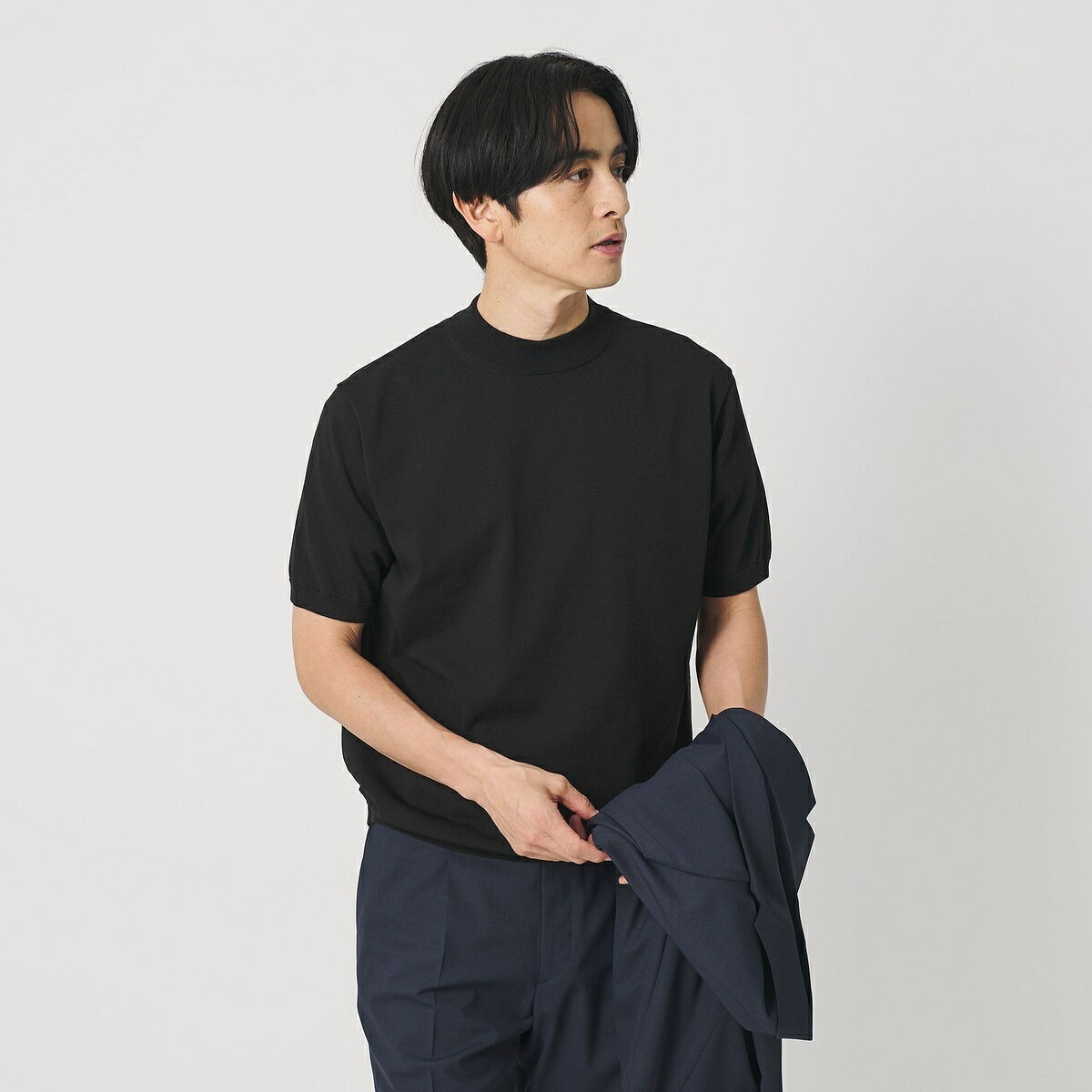 デオドラント ジャケットネック ニット 抗菌防臭 ウォッシャブル／ビューティー＆ユース ユナイテッドアローズ（BEAUTY＆YOUTH）