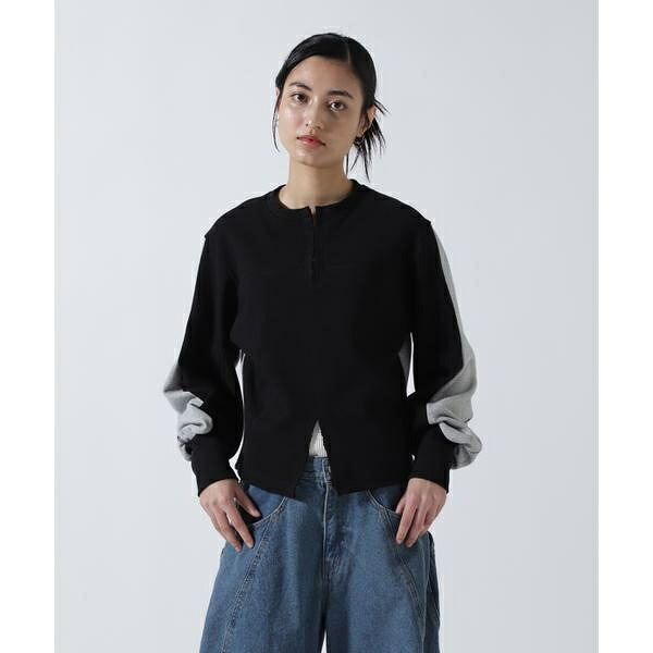 AULA AILA（アウラ アイラ）別注２WAYキーネックプルオーバー／ビーセカンド（B'2nd） 15,840円