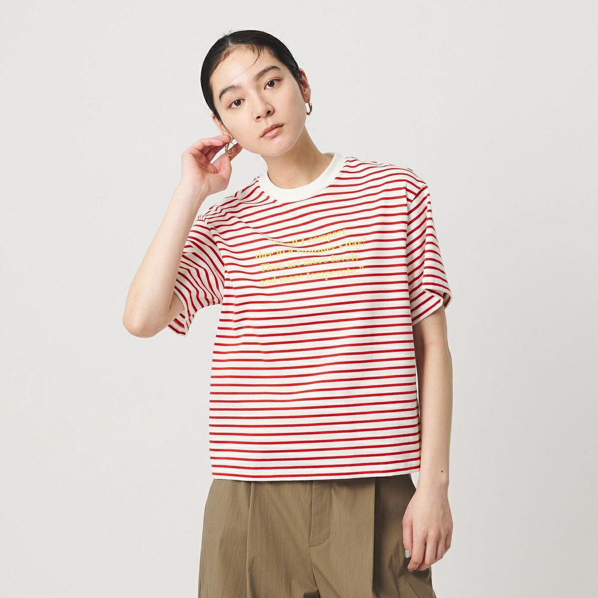 【別注】＜Samplee＞ボーダー ショートスリーブTシャツ／ビューティー＆ユース ユナイテッドアローズ（BEAUTY＆YOUTH）