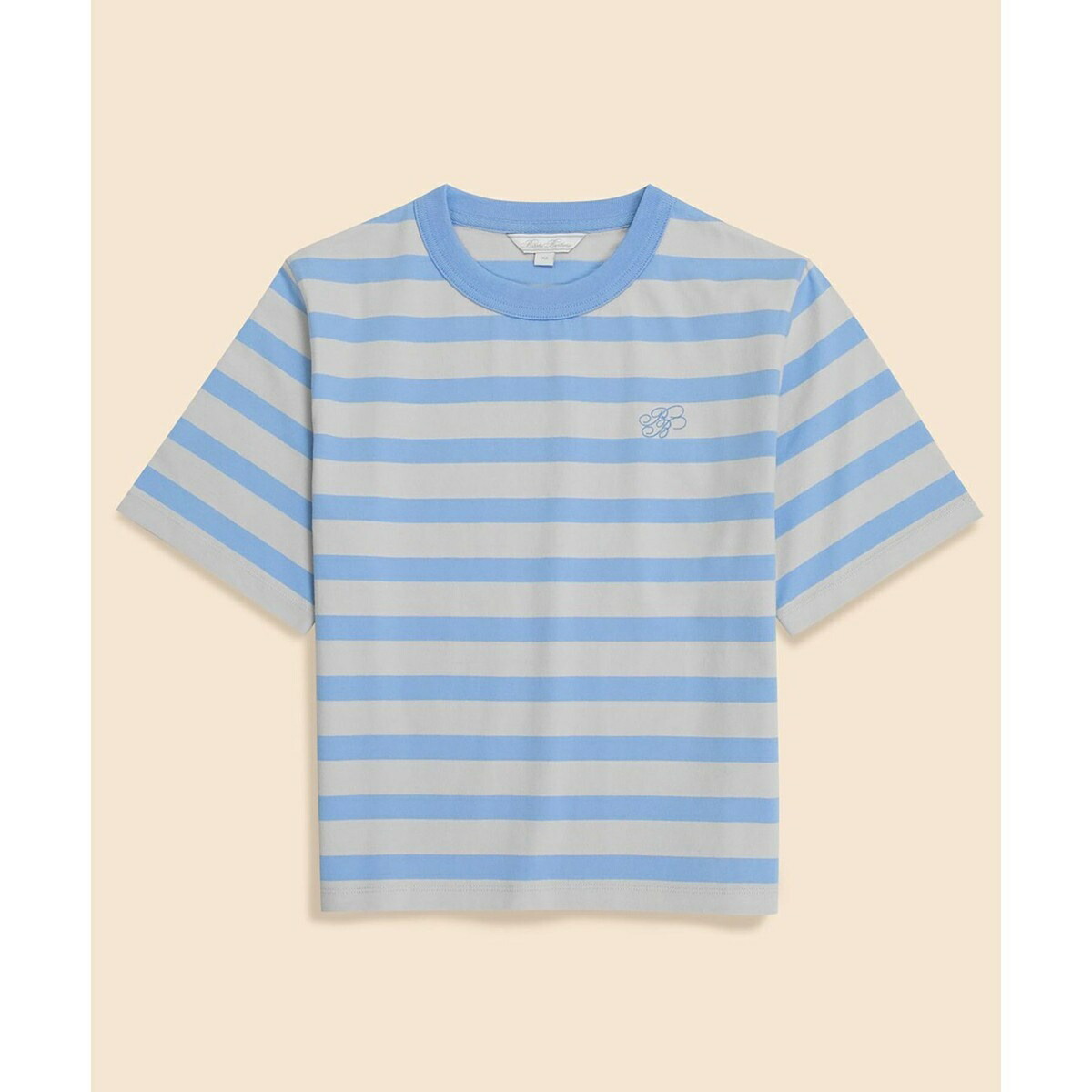 【Double B Collection】コットン　BBロゴ　マリナーストライプ　ヘビーウェイトTシ／ブルックスブラザーズ（Brooks Brothers） 11,715円