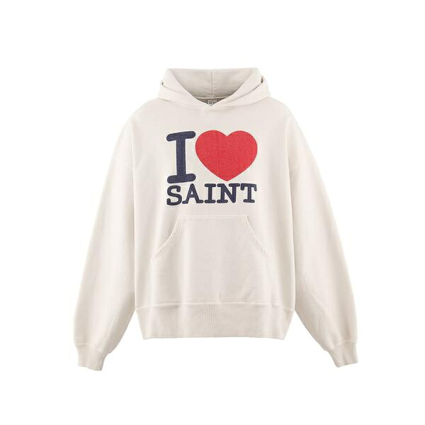 SAINT MICHAEL/セントマイケル/HOODIE/I LOVE SAINT/WHITE/ロイヤルフラッシュ(ROYAL FLASH)|丸井(マルイ)店