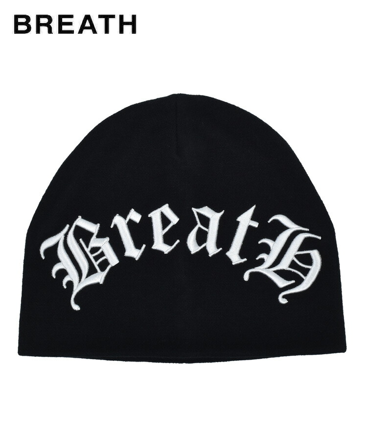 OLD ENGLISH LOGO SKULL CAP / 黒いこと [BR25AW-AC8008]／スタイライズ（STYLISE） バッグ・小物・ブランド雑貨-ニット帽