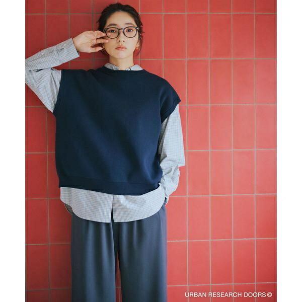 『仁村紗和さん着用』『UR TECH Renew Knit』2WAYベスト／アーバンリサーチ ドアーズ（URBAN RESEARCH DOORS）