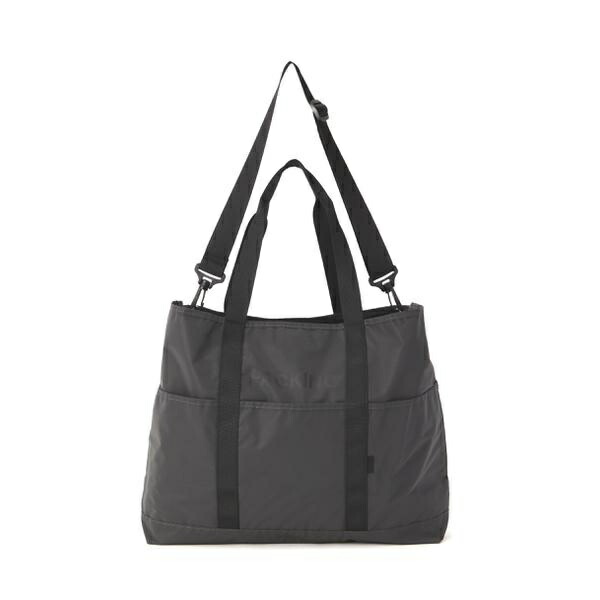 PACKING／パッキング／BLACK REFLECTIVE TOTE／リフレクティブトートバッグ／マナスタッシュ（Manastash）