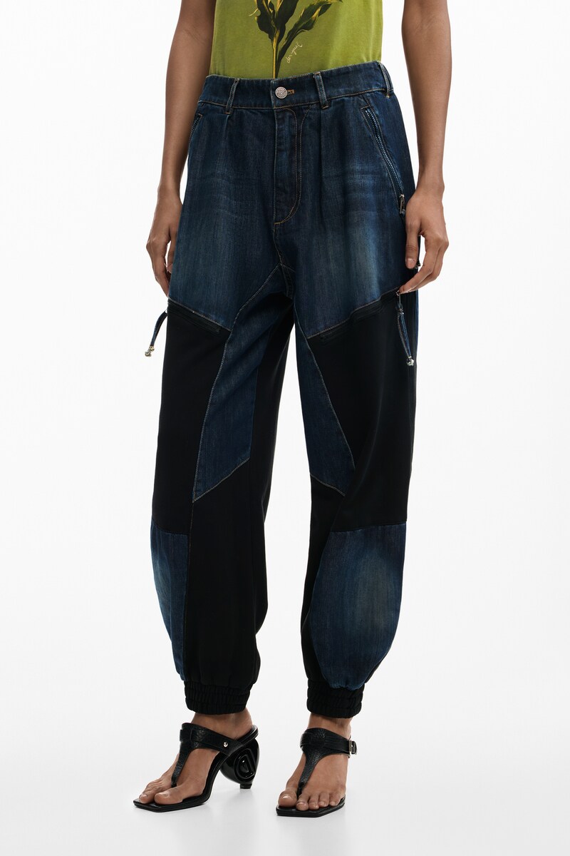 【6サイズ展開】パッチワークデニムパンツ 2026SS/デシグアル(Desigual)|丸井(マルイ)店
