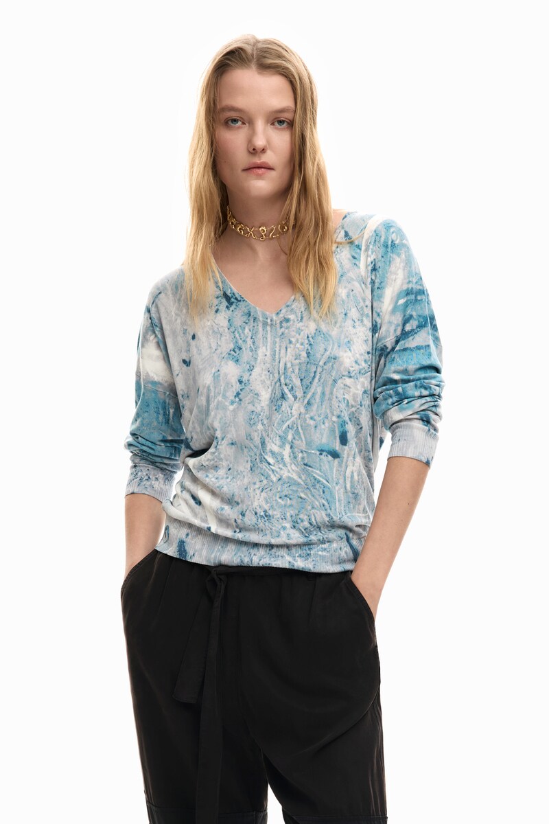 【5サイズ展開】コラージュ薄手セーター 2026SS 新作／デシグアル（Desigual）