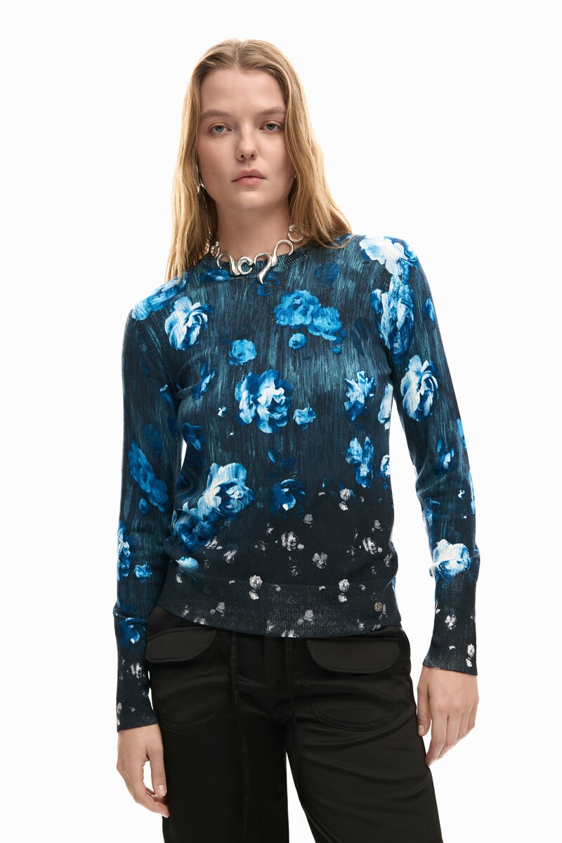 【5サイズ展開】花柄の薄手セーター 2026SS 新作／デシグアル（Desigual）