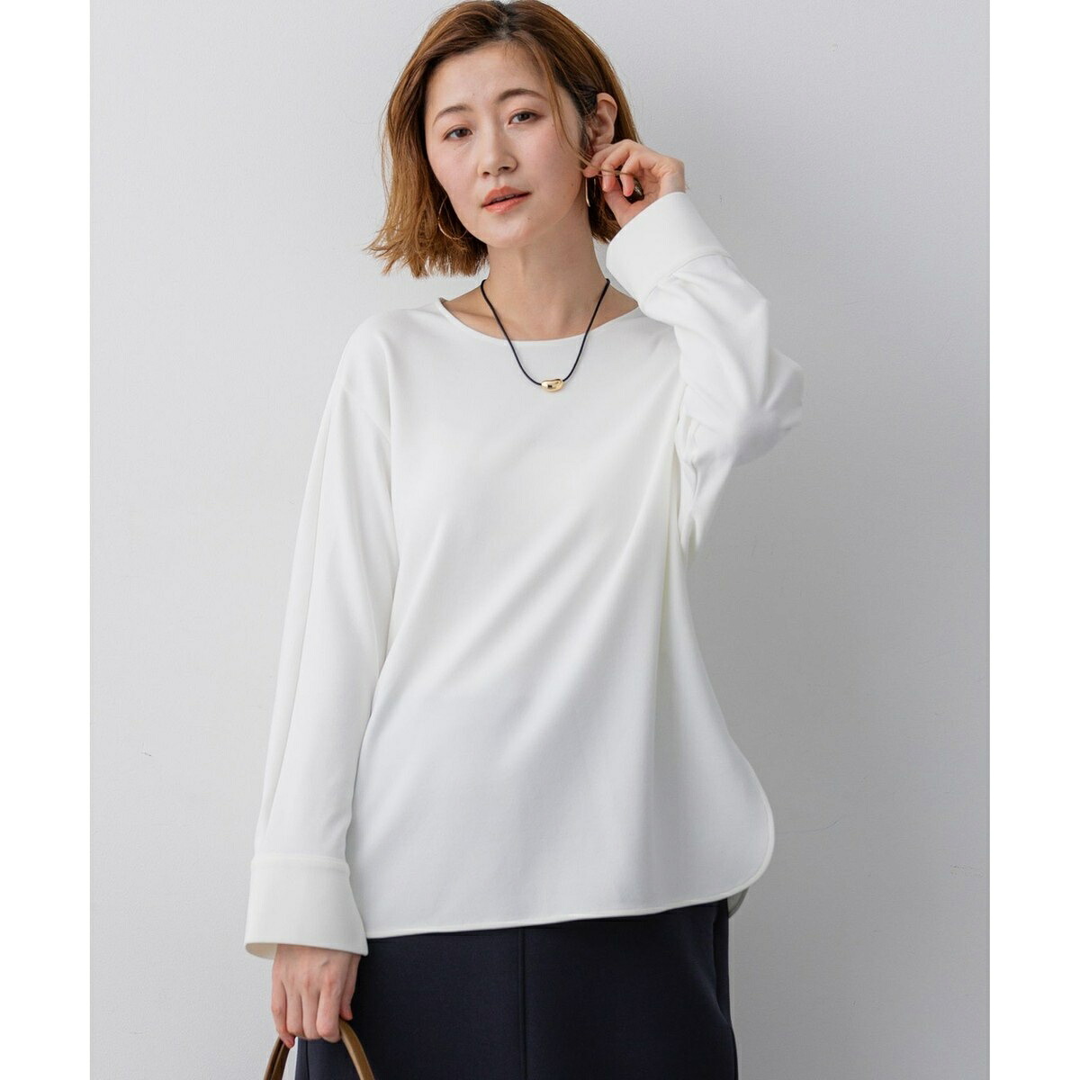 バックボタン TEEブラウス／23区（23KU） 8,554円