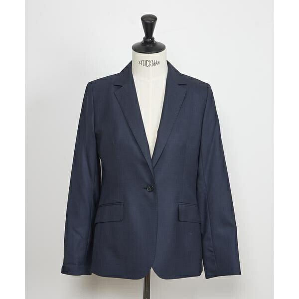 《大きいサイズ》シルクウールテーラードジャケット《Loro Piana》/イネド(INED)|丸井(マルイ)店