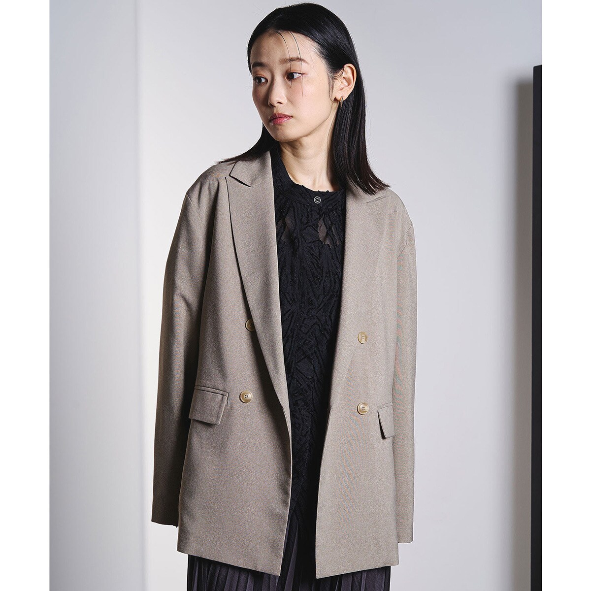 DOUBLE TAILORED JACKET／ローズバッド（ROSE BUD）