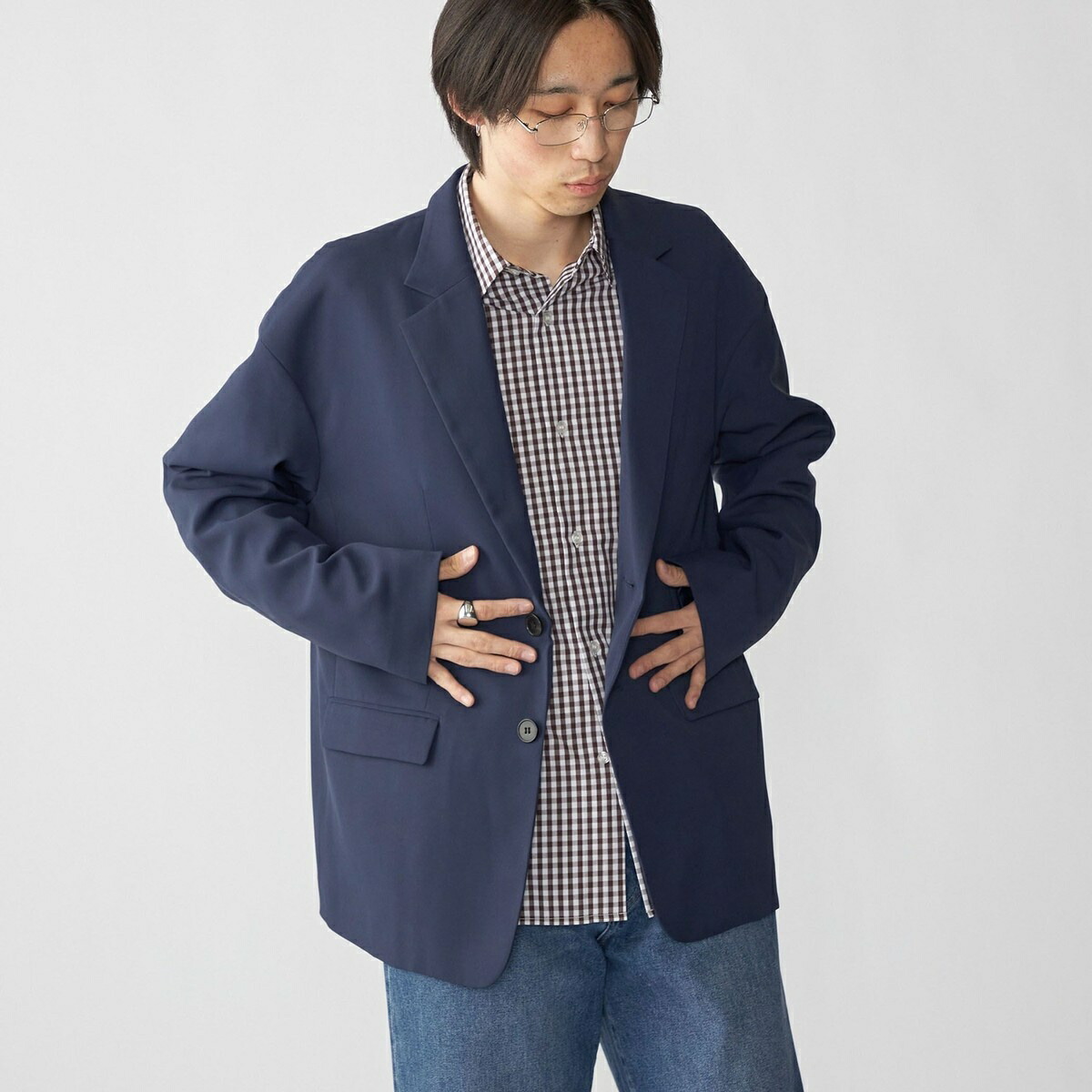 City Ambient Products: 厚地の外套大いさ テーラード 上衣／シップス（SHIPS） コート・ジャケット-メンズファッション