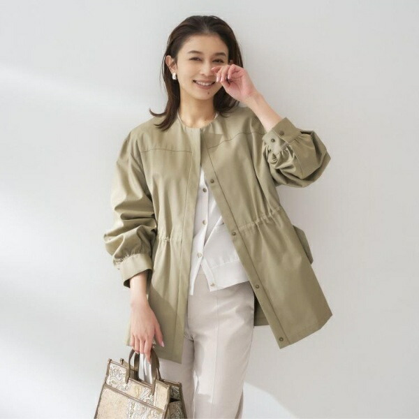 【はっ水】ライトコットンミリタリーコート／アンかた書き（UNTITLED）