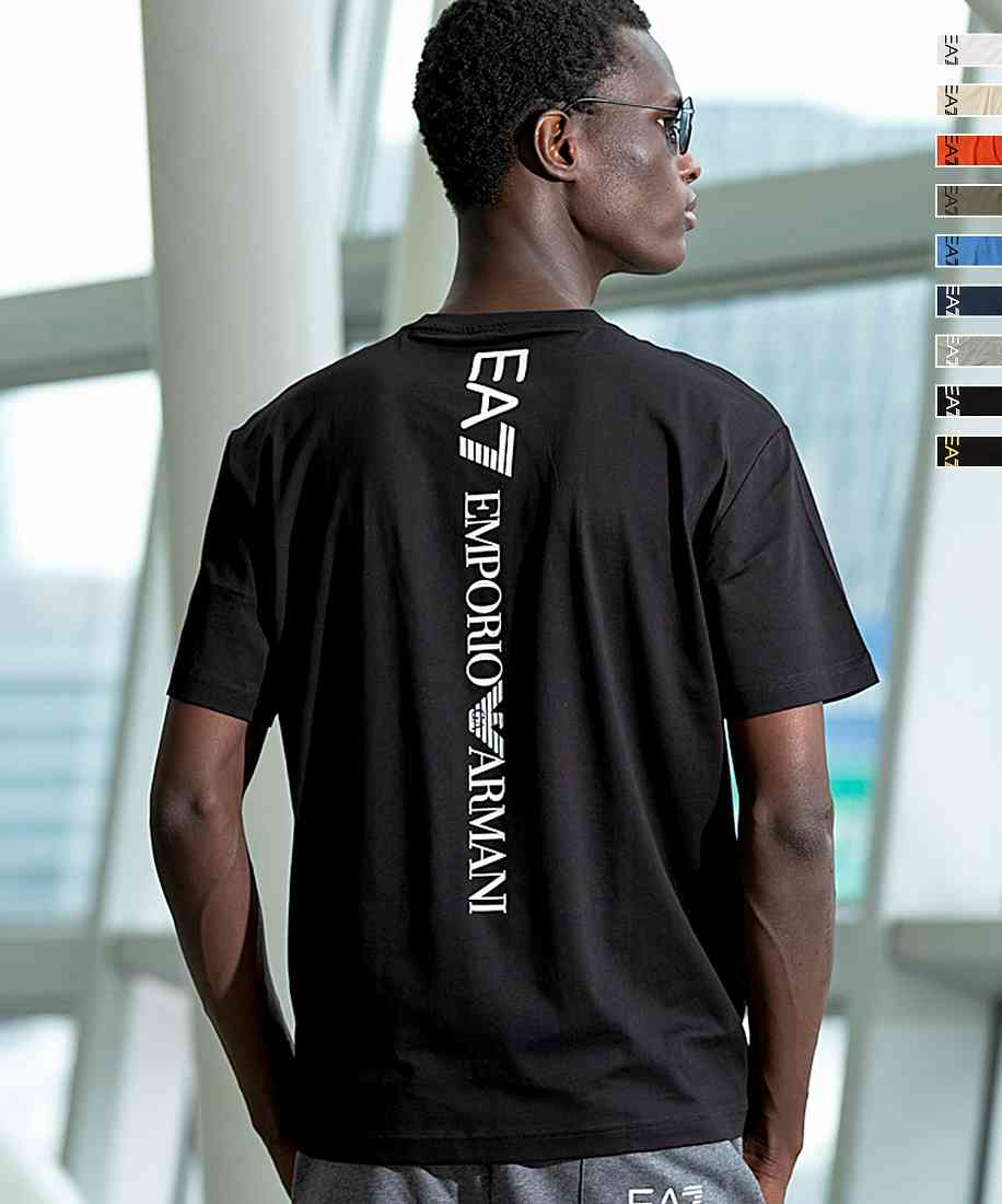 EMPORIO ARMANI EA7 TEE SS EXTENDEDLOGO／イーエーセブン（EASEVEN）
