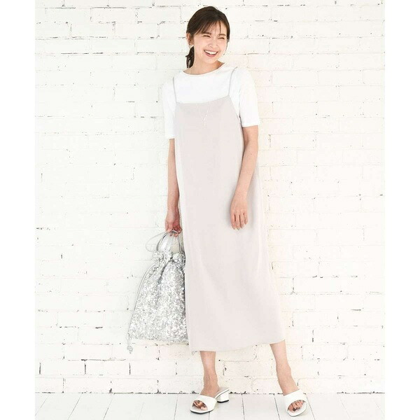 [洗える]サテンキャミワンピース／MK ミッシェルクラン（MK MICHEL KLEIN ）｜丸井（マルイ）店