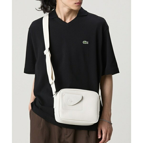 クラブ ラコステ グレインレザー コンパクトショルダーバッグ／ラコステ（LACOSTE）｜丸井（マルイ）店