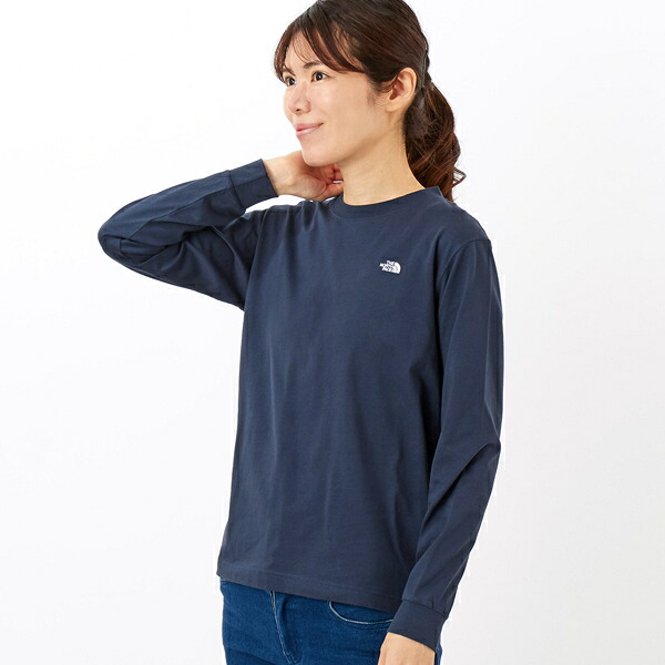 【ザ・ノース・フェイス】ロングスリーブフラッシュドライヌプシコットンティー（レディース）／ザ・ノース・フェイス（THE NORTH FACE）