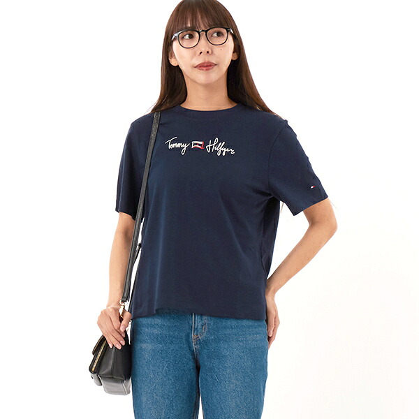 ファングラフィックインターロックTシャツ／トミー ヒルフィガー（Tommy Hilfiger）