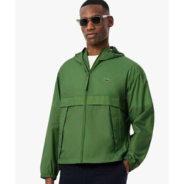 軽量 撥水 ワッシャー加工 ライトウェイトパッカブルジャケット／ラコステ（LACOSTE）