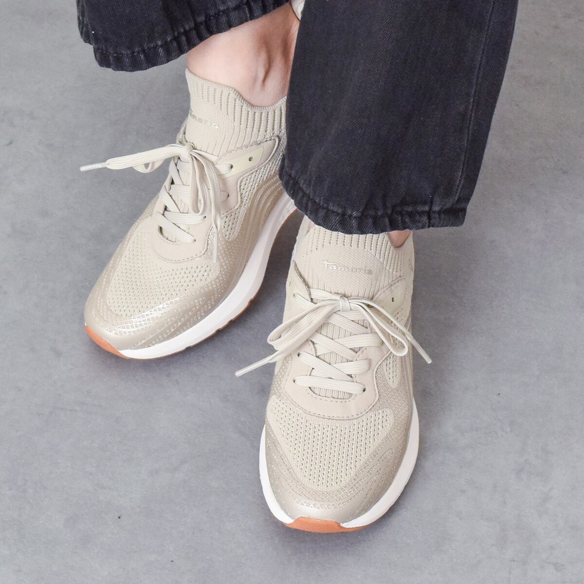Tamaris◆3cmヒール◆ニットフィットスニーカー／タマリス（TAMARIS）