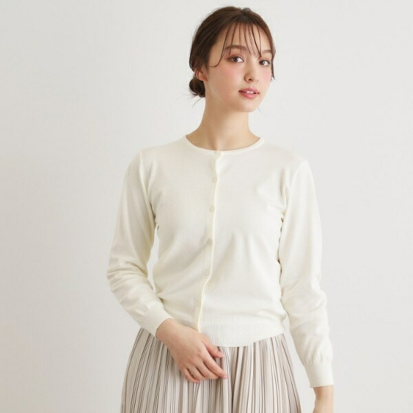【洗える／同素材アイテムあり】ソフトタッチ ニットカーディガン／ローラ アシュレイ（LAURA ASHLEY）