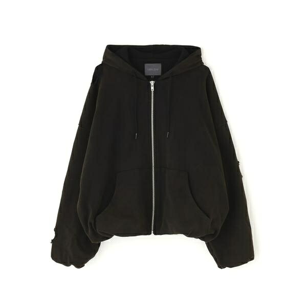 GEN_DAI／ゲンダイ／DAMAGE ZIP HOODIE／ロイヤルフラッシュ（ROYAL FLASH）