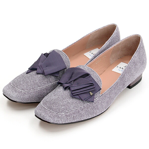 グログランたたみリボンローファー／ランバン オン 青み（LANVIN en Bleu）