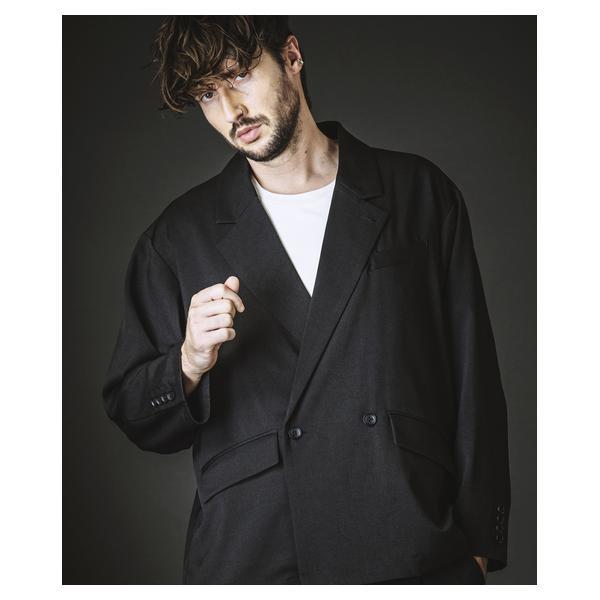 BackSlitDoubleBreasted Jkt/バックスリットダブルブレスト ジャケット／ノーアイディー（NO ID.）