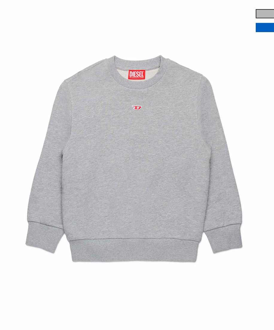 DIESEL(ディーゼル)Kids ＆ Junior ワンポイントブランドロゴスウェットプルオーバー／ディーゼル（DIESEL）